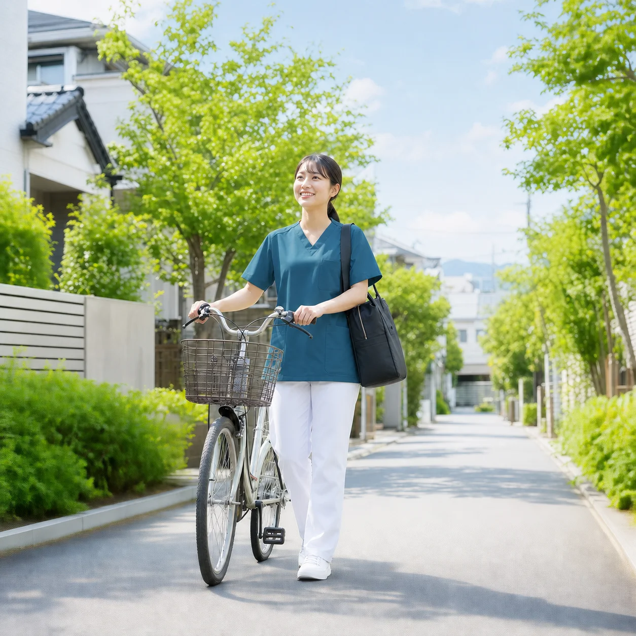 訪問のイメージ（移動）