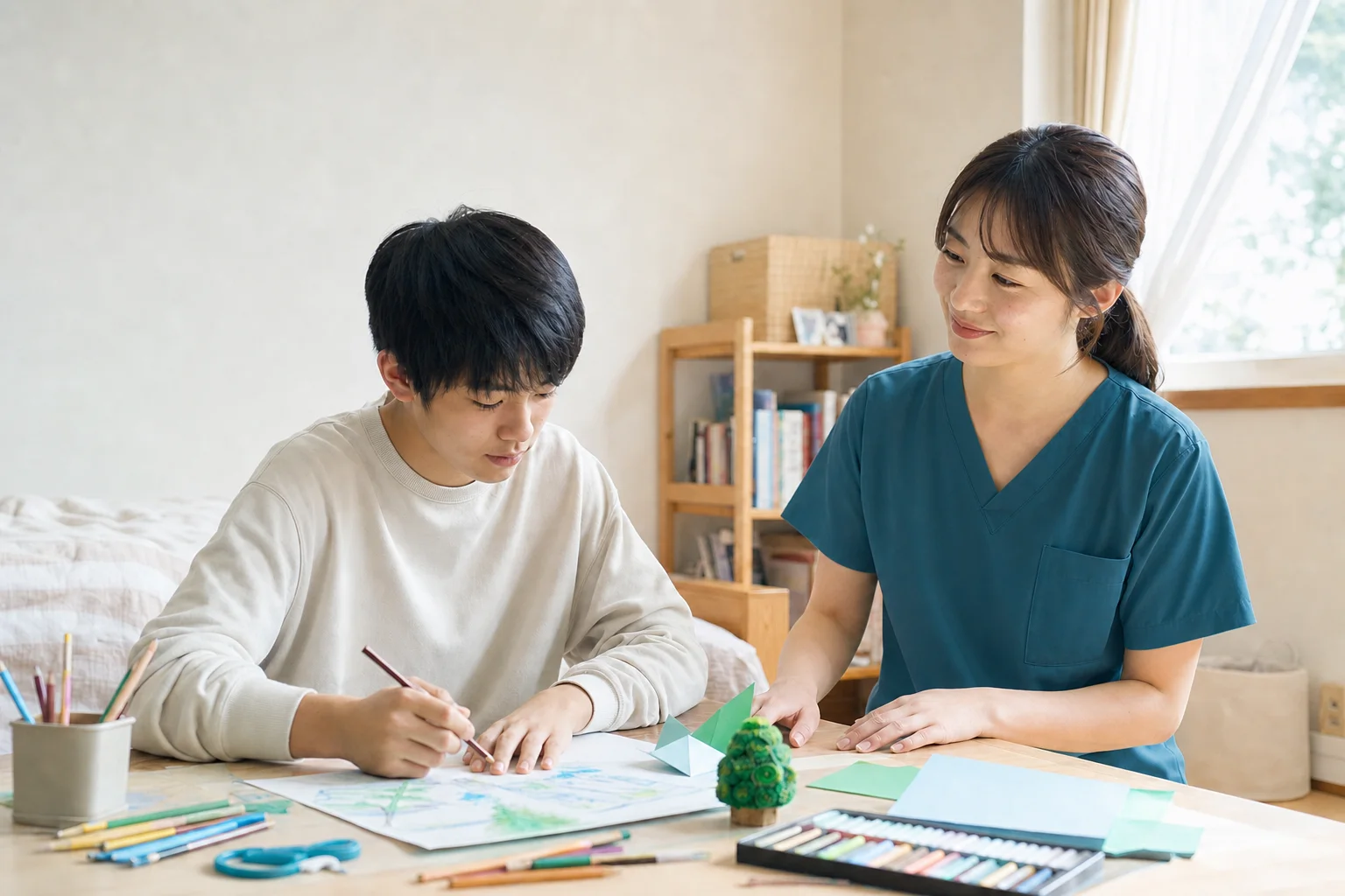 訪問看護のイメージ（こどもの支援）