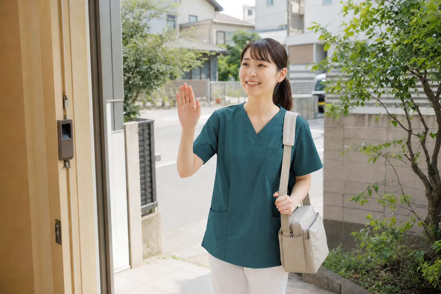 訪問のイメージ（ごあいさつ）